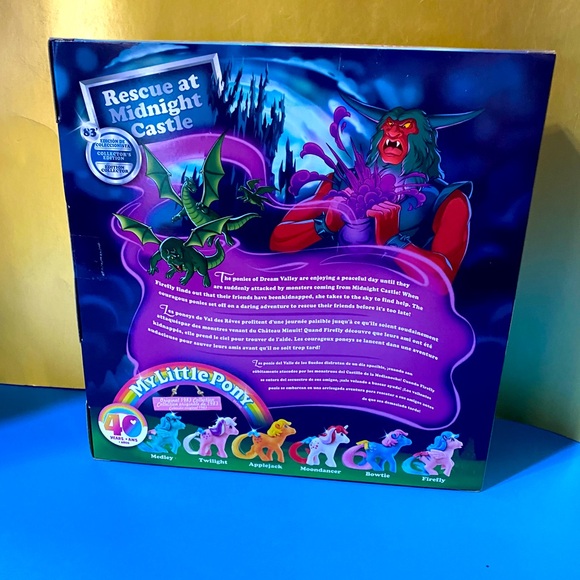 MY LITTLE PONY NWT ORIGINAL 1983 COLLECTION RESCUE AT MIDNIGHT CASTLE 40 YEARS - Picture 6 of 10